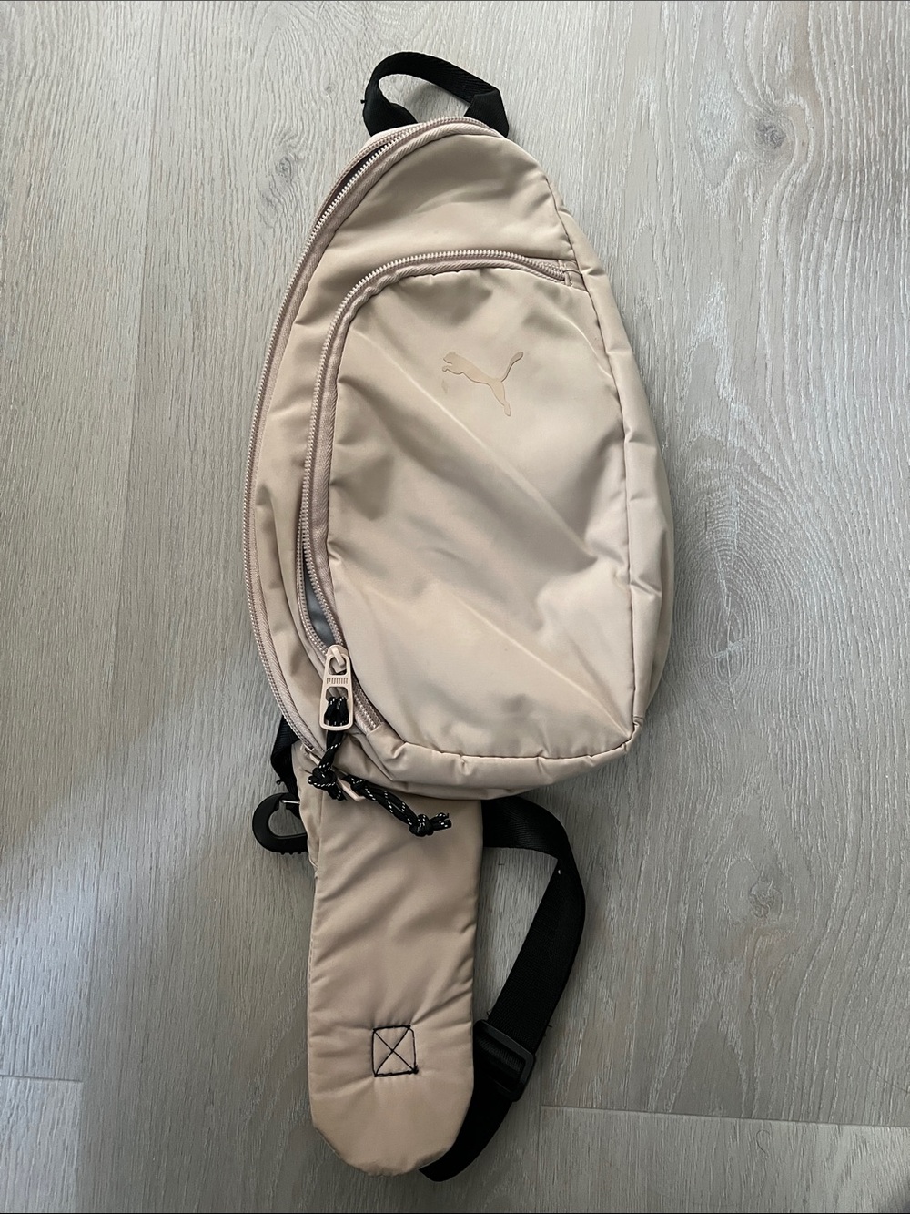 Beige Puma crossbody bag